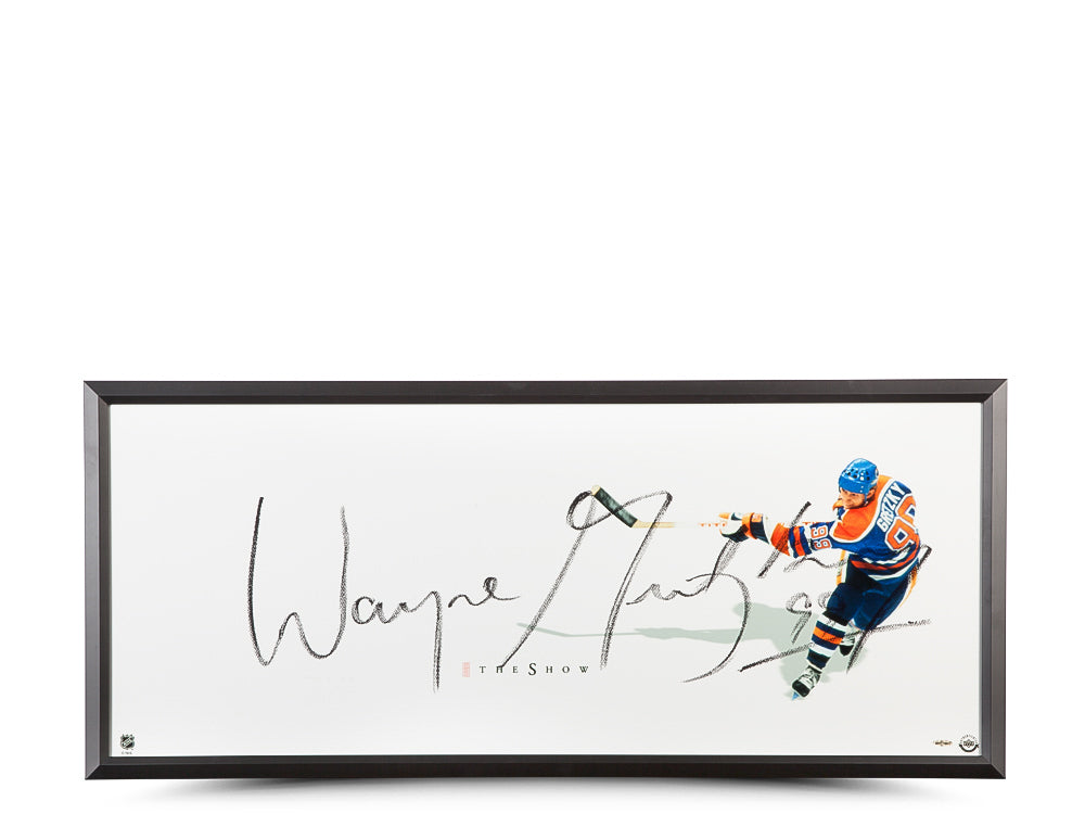 Wayne Gretzky Autographed The Show Picture