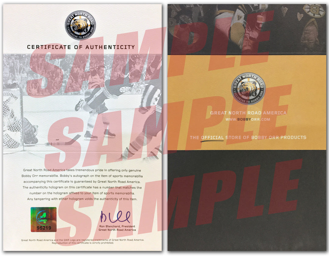 Bobby Orr "The Goal" Framed With Cut Signature, Ltd Ed /244 Boston Bruins, Boston Bruins, NHL, Hockey, Autographed, Signed, AACMH30215