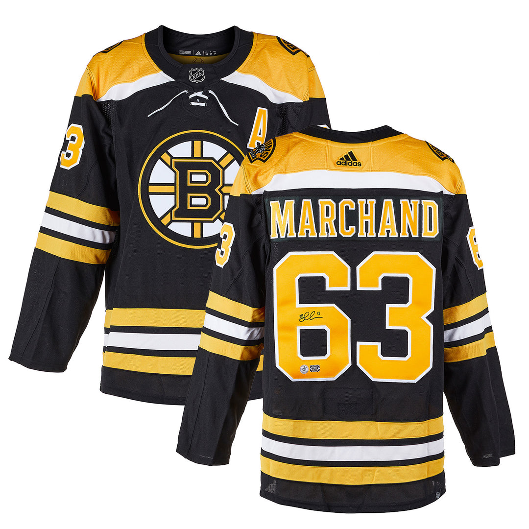 BRAD MARCHAND AUTOGRAPHED BOSTON BRUINS ADIDAS JERSEY