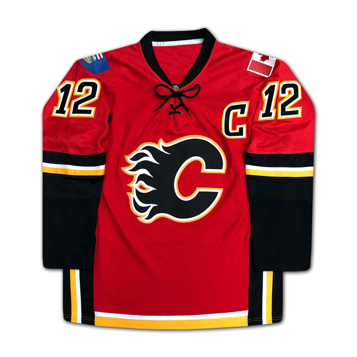 Jarome Iginla Signed Career Jersey Elite Edition #12 Of 12 Calgary Flames, Calgary Flames, NHL, Hockey, Autographed, Signed, CJPCH33233