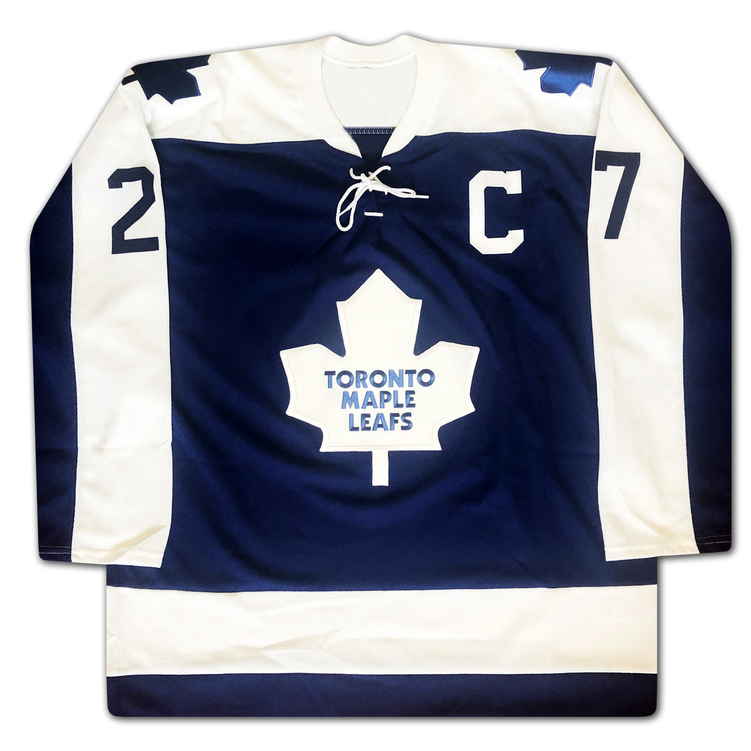 Darryl Sittler Career Jersey Autographed - Ltd Ed 199 - Toronto Maple Leafs, Toronto Maple Leafs, NHL, Hockey, Autographed, Signed, CJCJH30003