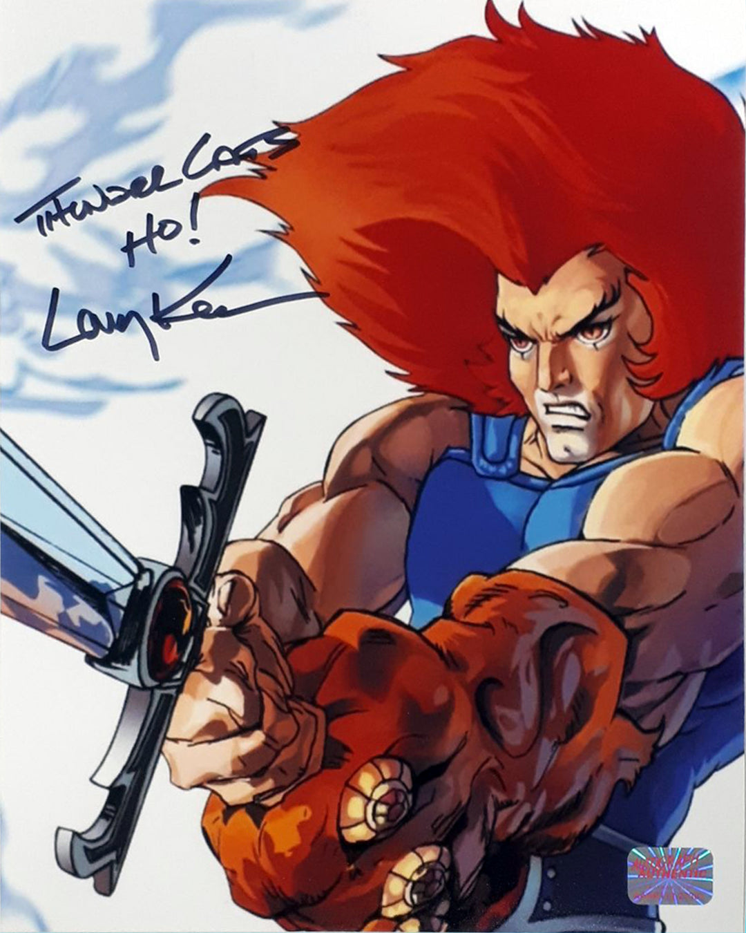 Larry Kenney Signed 8X10 - Voice Of Lion-O From Thundercats, ThunderCats, Hollywood, Movie and Television, Autographed, Signed, AAOCM33309