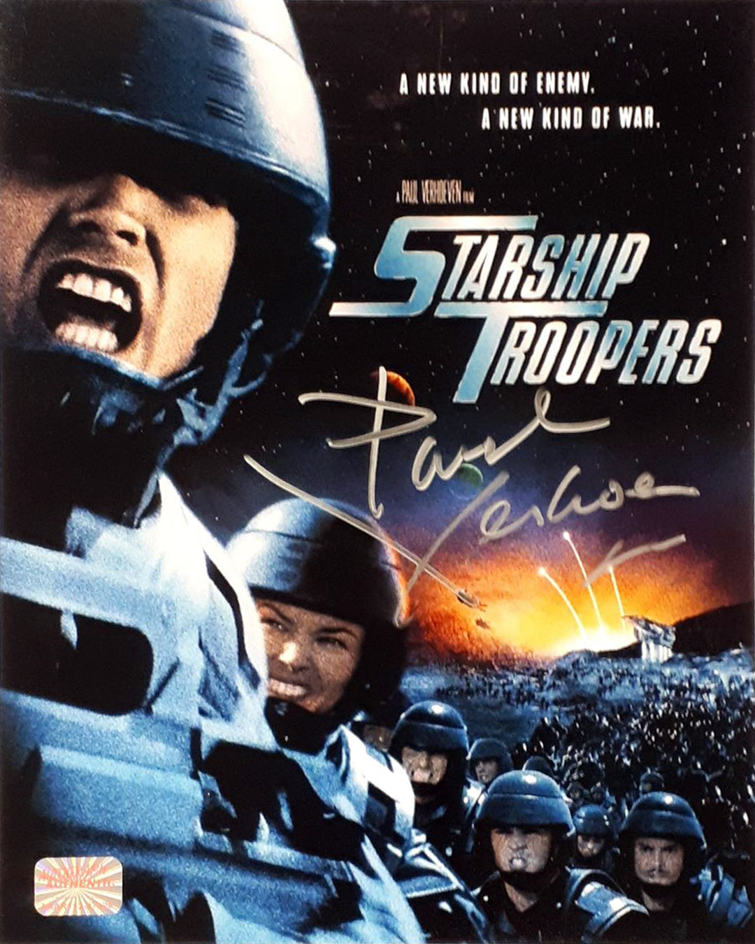 Paul Verhoeven Signed 8X10 - Starship Troopers Director, Starship Trooers, Hollywood, Movie and Television, Autographed, Signed, AAOCM33311