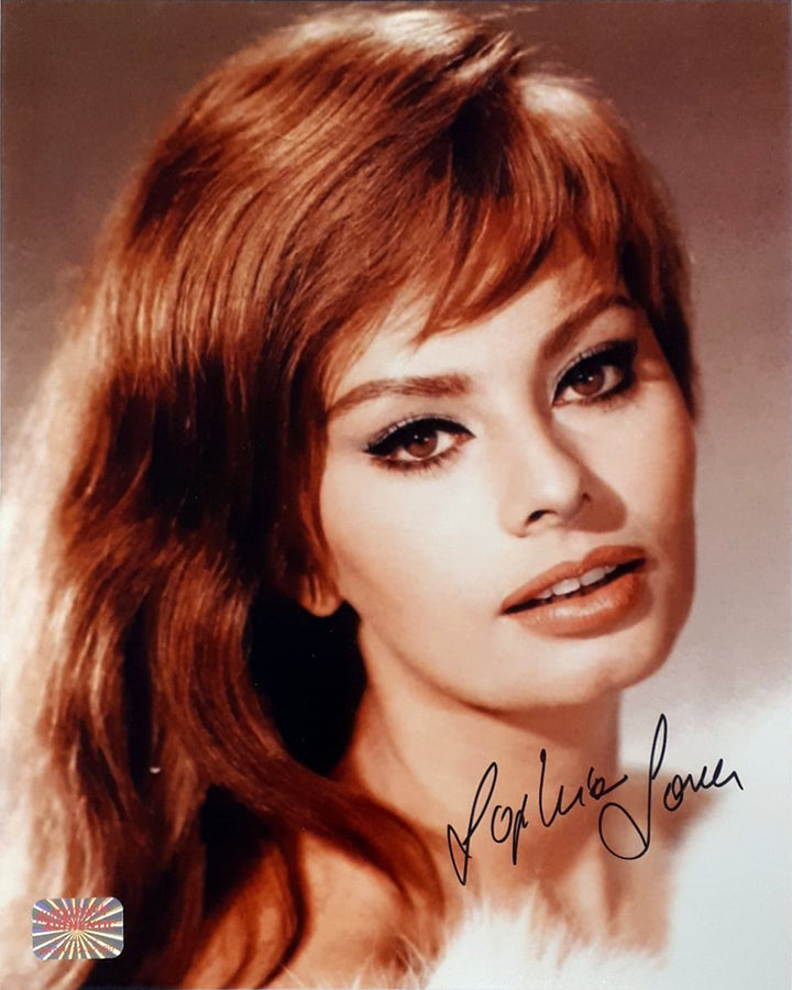 Sophia Loren Signed 8X10 - Iconic Italian Actress, Actress, Hollywood, Movie and Television, Autographed, Signed, AAOCM33312