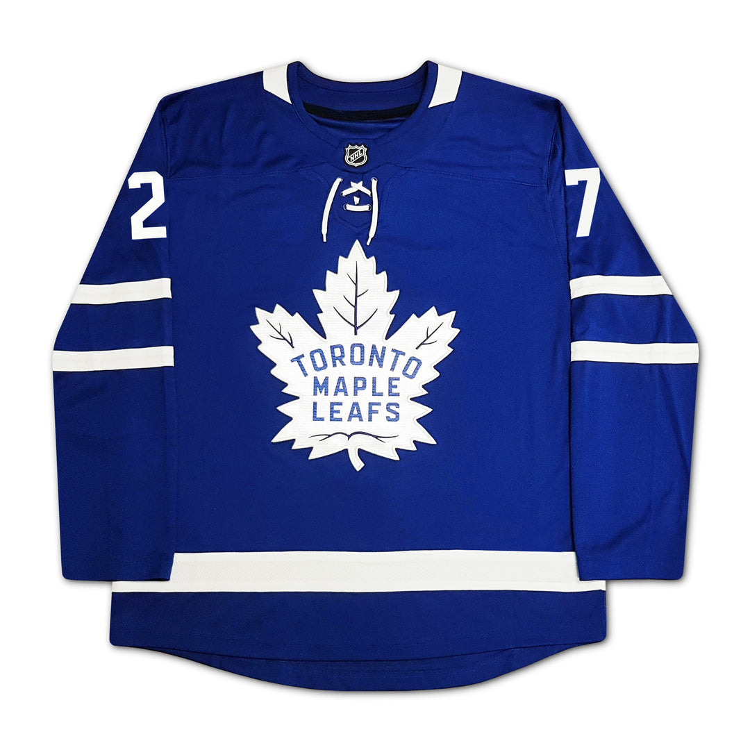 Darryl Sittler Autographed Blue Toronto Maple Leafs Jersey, Toronto Maple Leafs, NHL, Hockey, Autographed, Signed, AAAJH32107