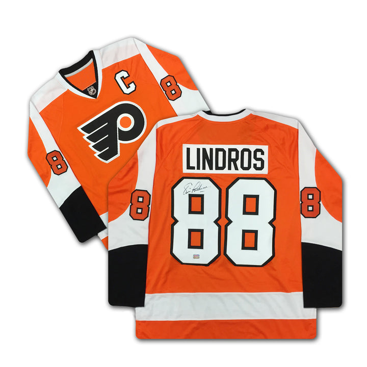 Eric Lindros Autographed Philadelphia Flyers Jersey, Philadelphia Flyers, NHL, Hockey, Autographed, Signed, AAAJH31268