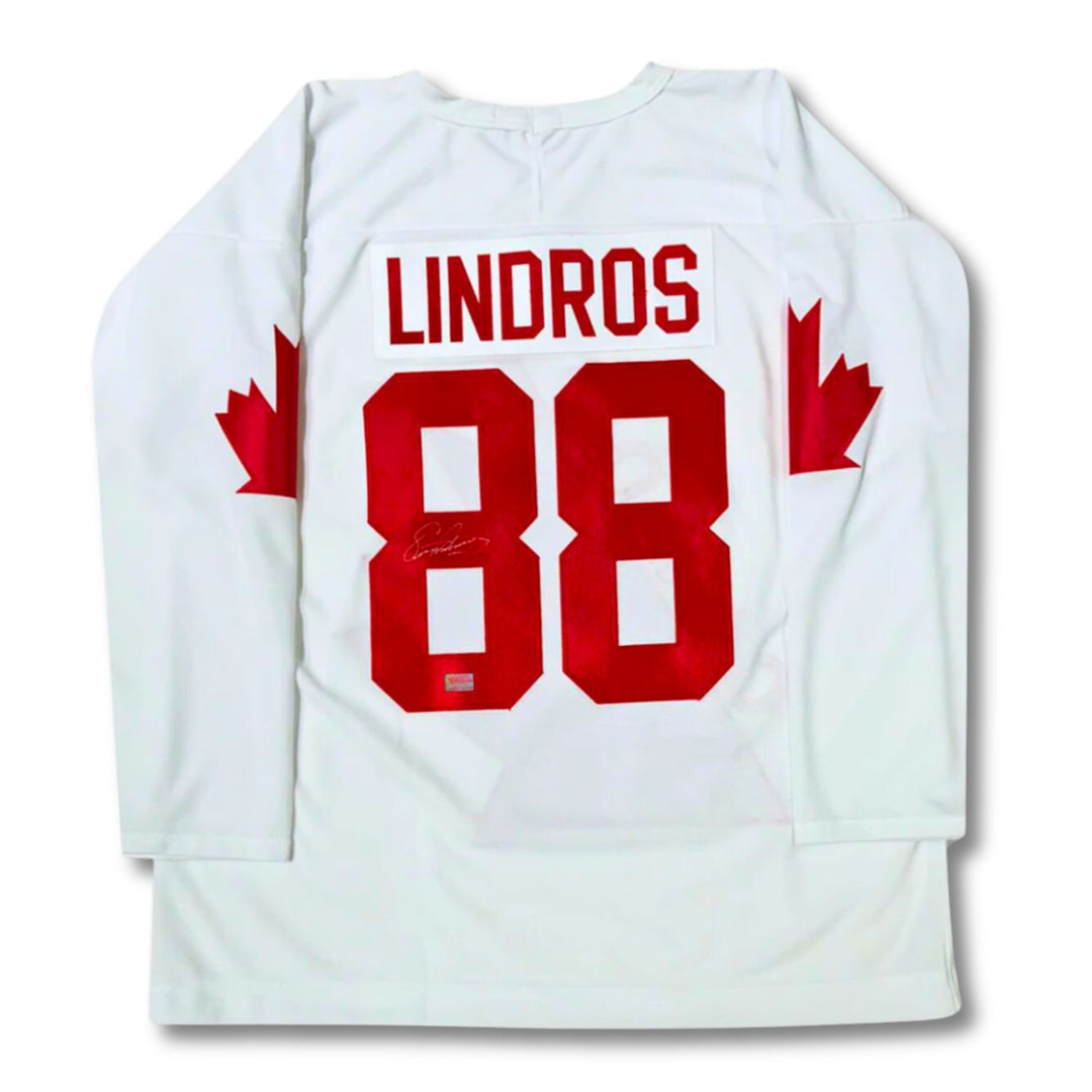 Eric Lindros Autographed Team Canada Jersey, Team Canada, NHL, Hockey, Autographed, Signed, AAAJH33218